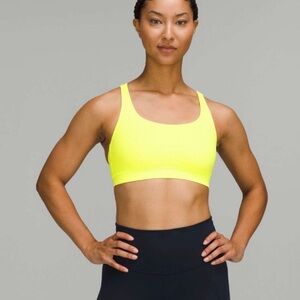 Lululemon ENERGY BRA YELLOW HIGHLIGHTER NWOT SIZE 8